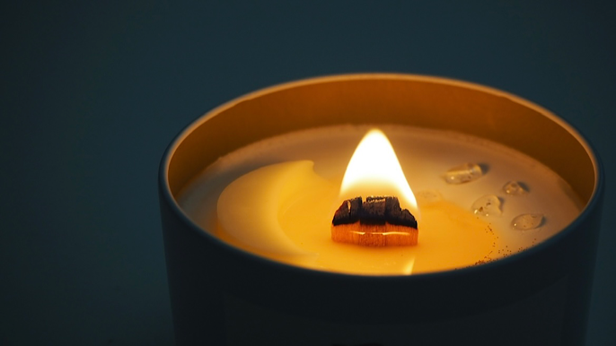 月-tsuki-  木芯アロマキャンドル